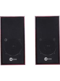 LENOVO LECOO DS105 1+1 Siyah 5w RMS Hoparlör Ahşap Speaker - 1